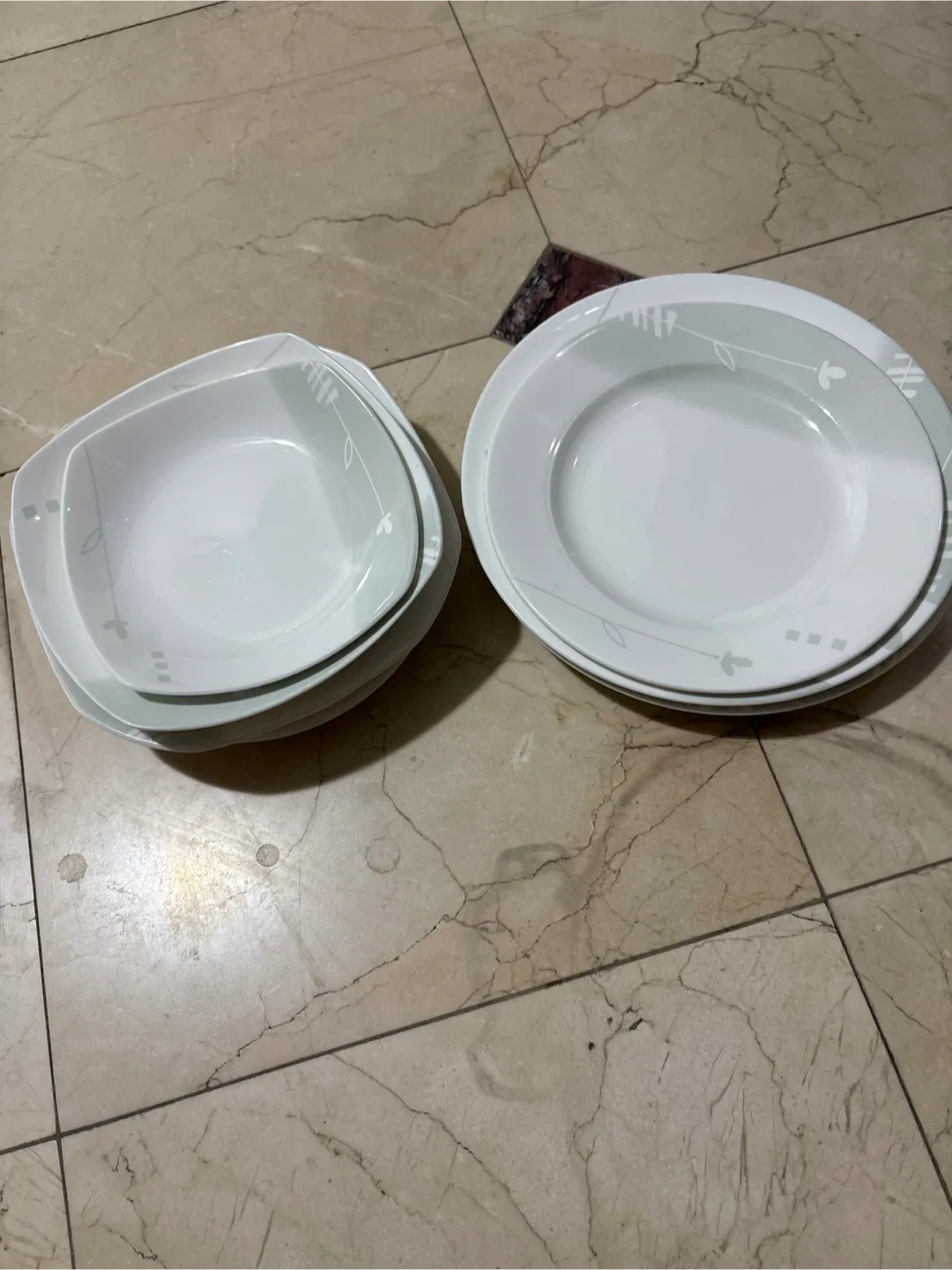White Ceramic Plates