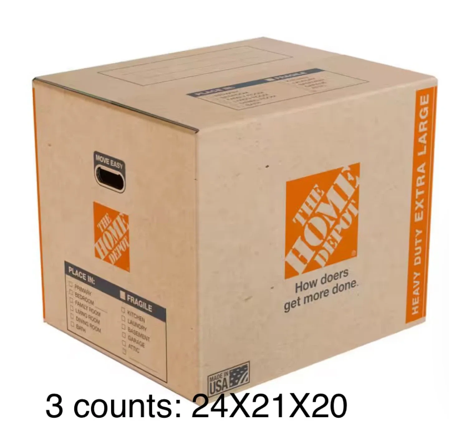 Assorted Moving Boxes - The Home Depot image indicator(2)