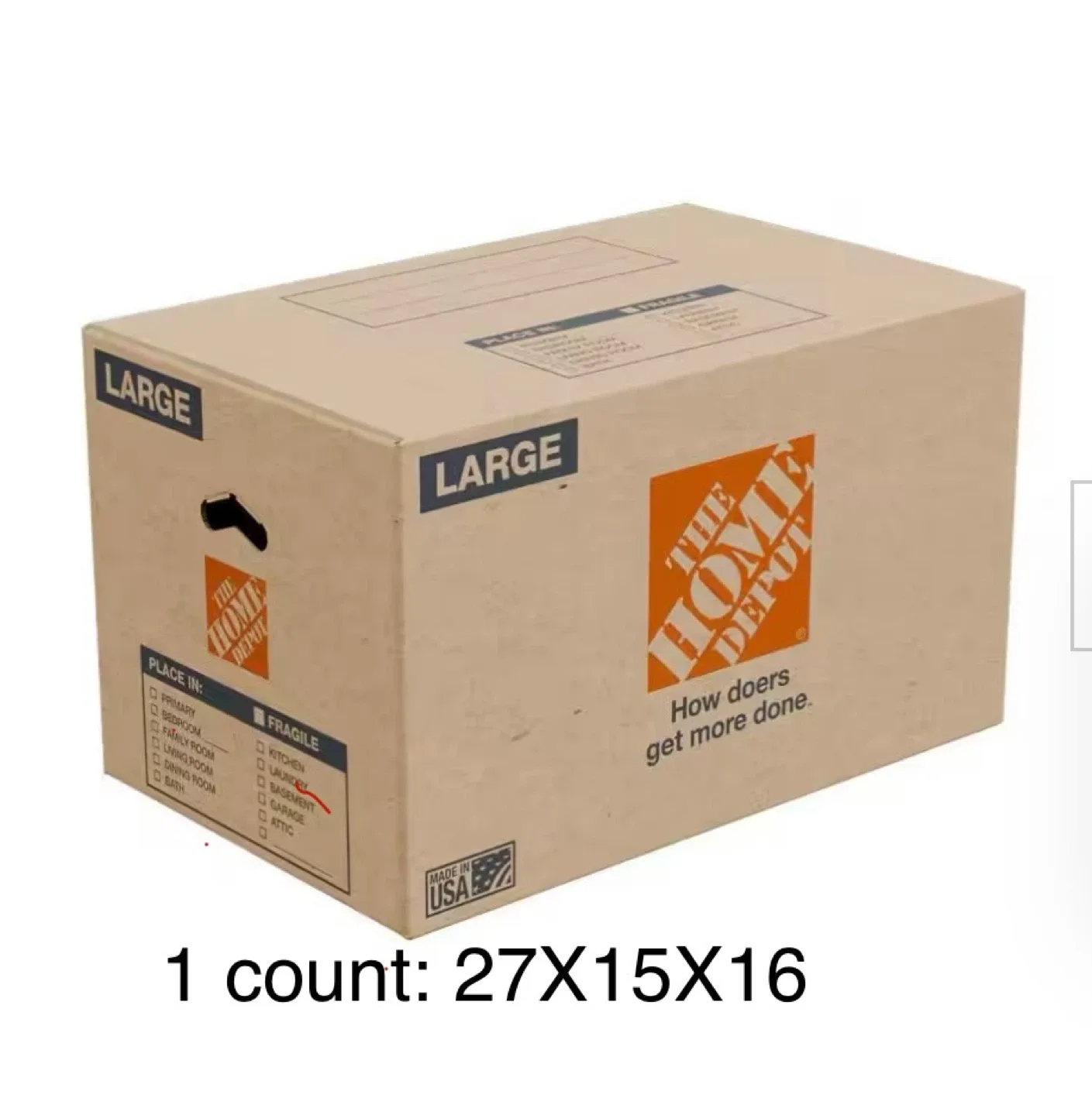 Assorted Moving Boxes - The Home Depot image indicator(4)