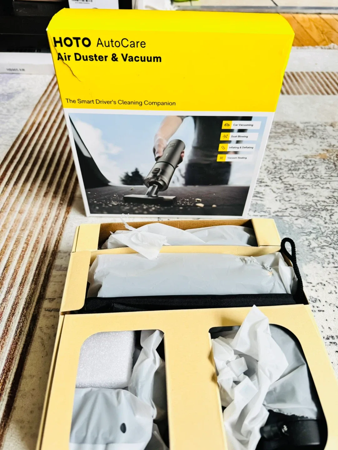 New HOTO AutoCare Air Duster & Vacuum image indicator(2)