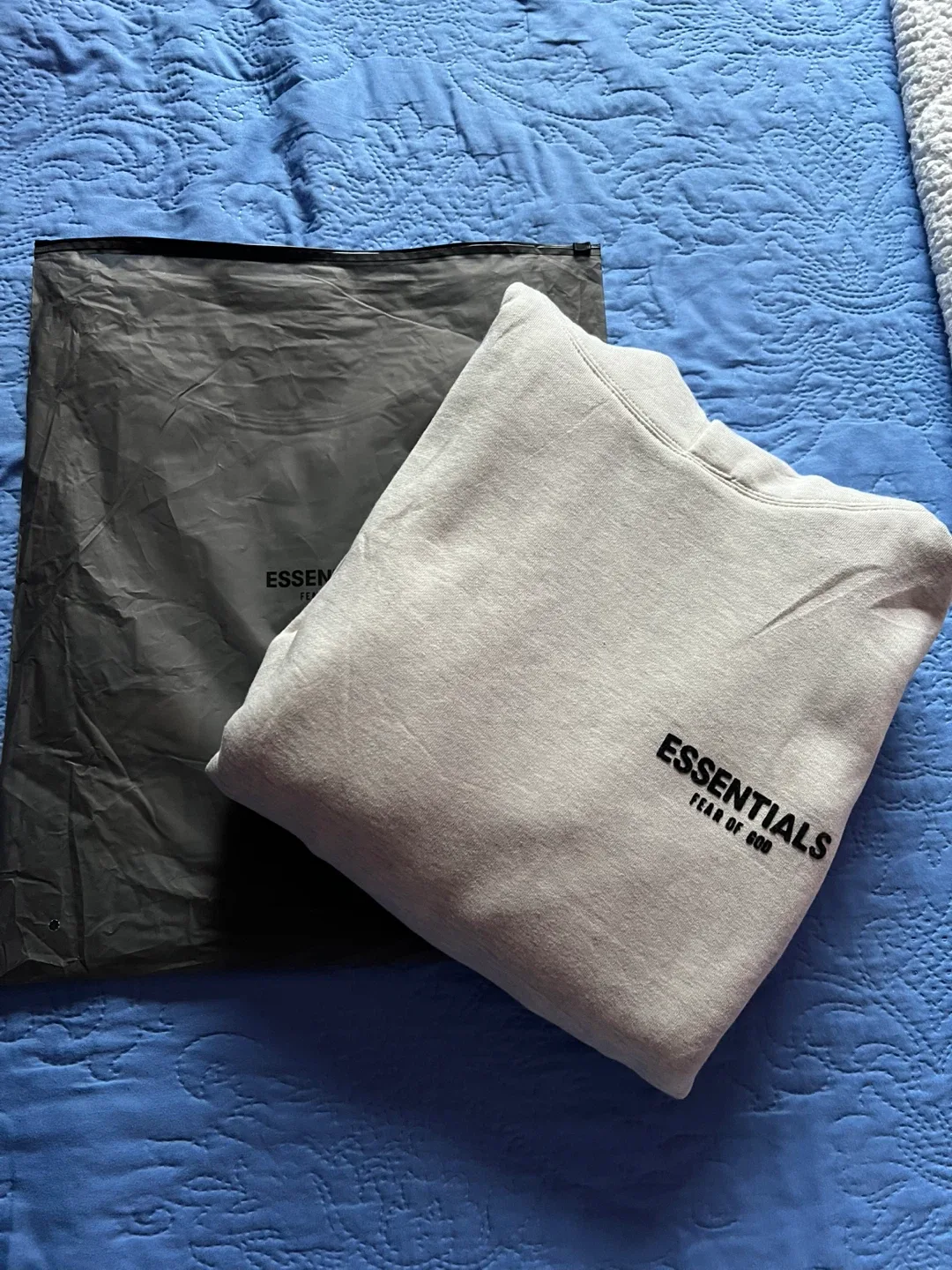 Authentic essentials hoodie.