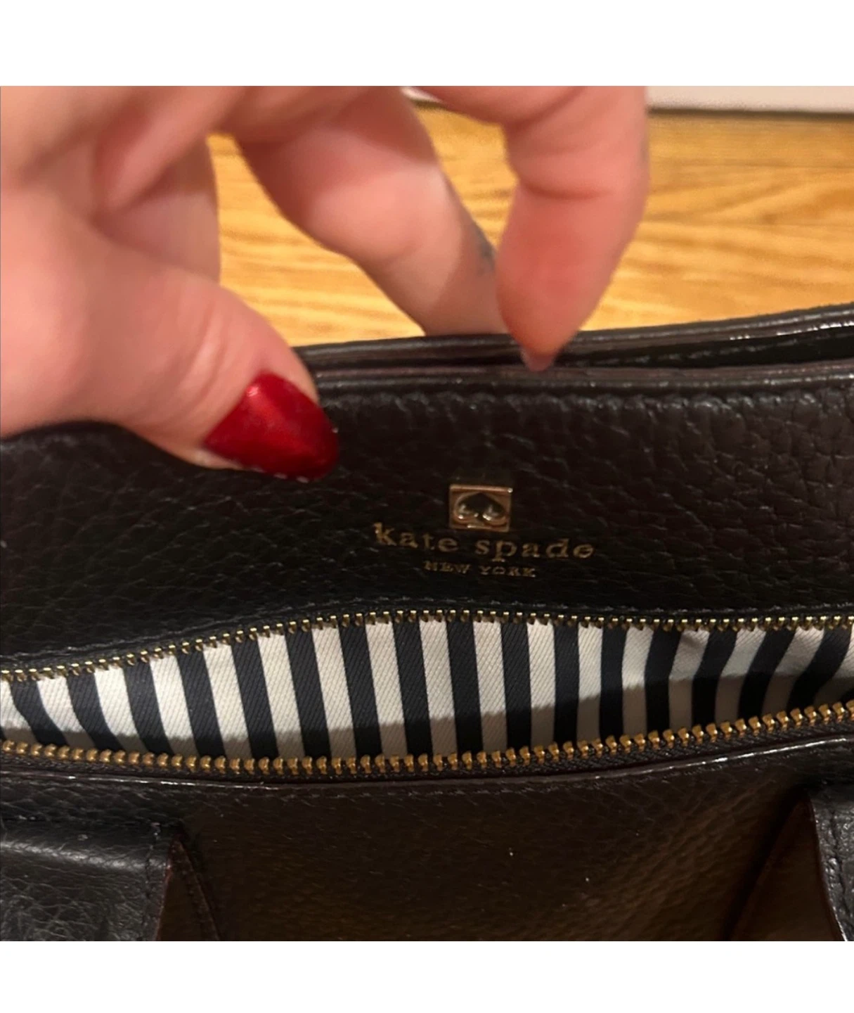 Kate Spade Black Leather Tote Bag - photo 3