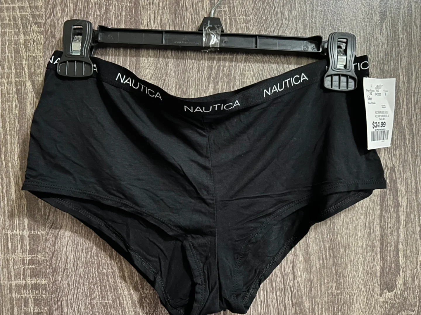 Nautica Black Underwear - Size Large -New image indicator(2)