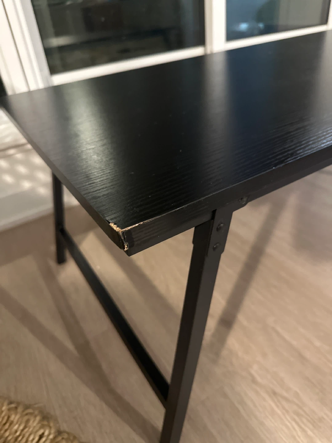 Folding Coffee Table - Black - 112x61.5x9cm - photo 5