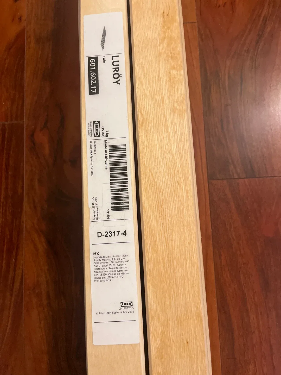 IKEA Luroy Twin Bed Slats - including bed frame
