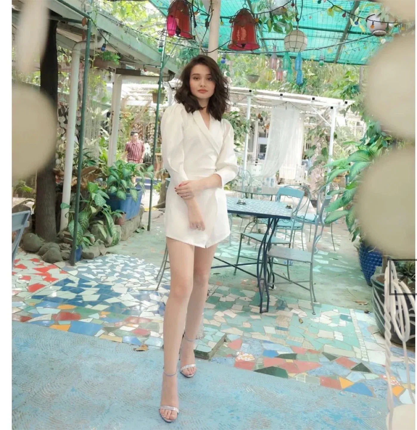 Apartment 8 White playsuit - Size small