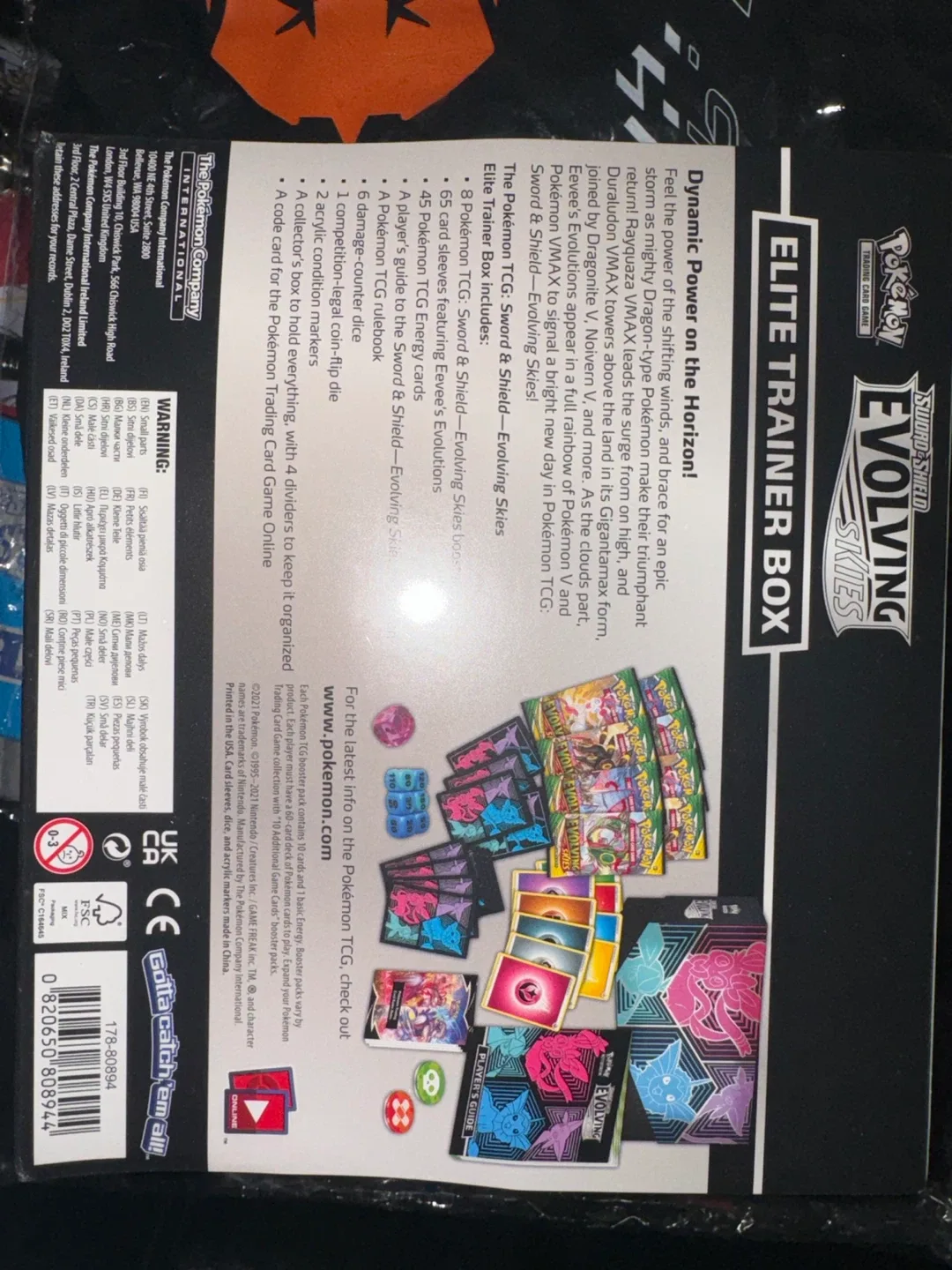 Pokemon Evolving Skies Elite Trainer Box image indicator(3)