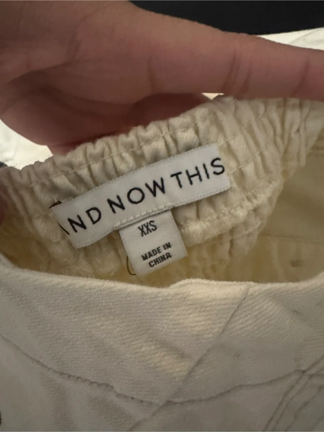 AND NOW THIS White Top - Size XXS image indicator(3)