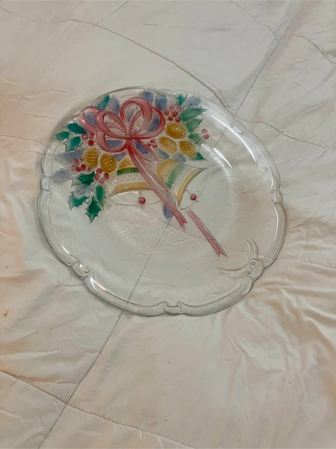 Mikasa Festive Bells Christmas Platter 15” - Like New - photo 4