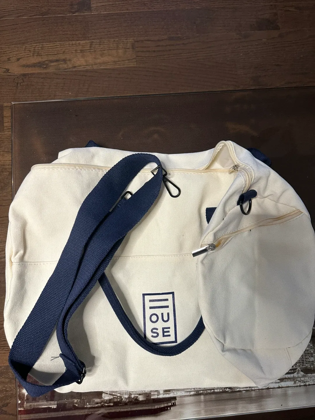 HOUSE iD Duffle Bag - Cream & Navy image indicator(2)