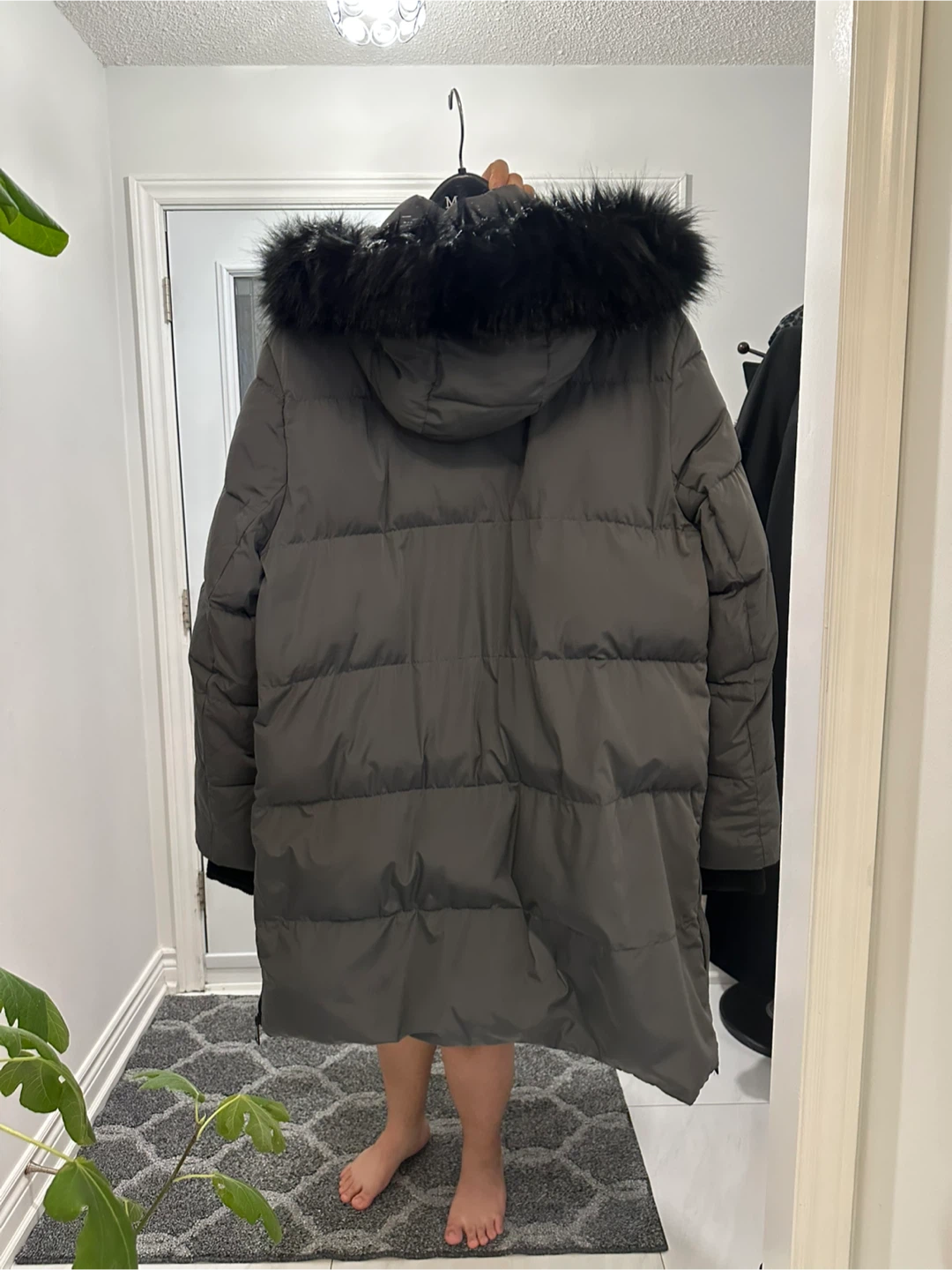 DKNY Down Puffer Coat, Grey (XL) - photo 3
