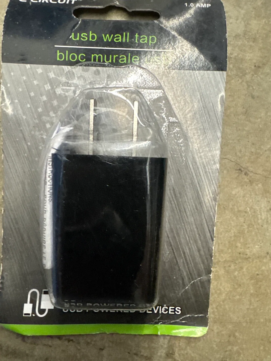 New E-Circuit USB Wall Tap 1.0 AMP