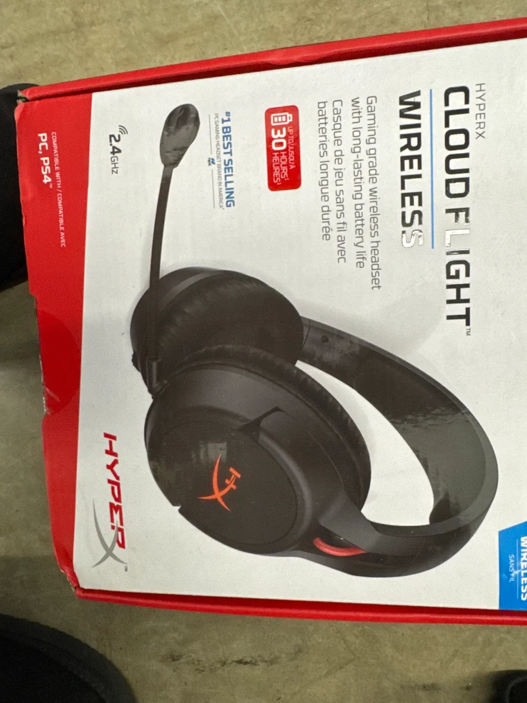 HyperX Cloud Flight Wireless Gaming Headset - New image indicator(2)