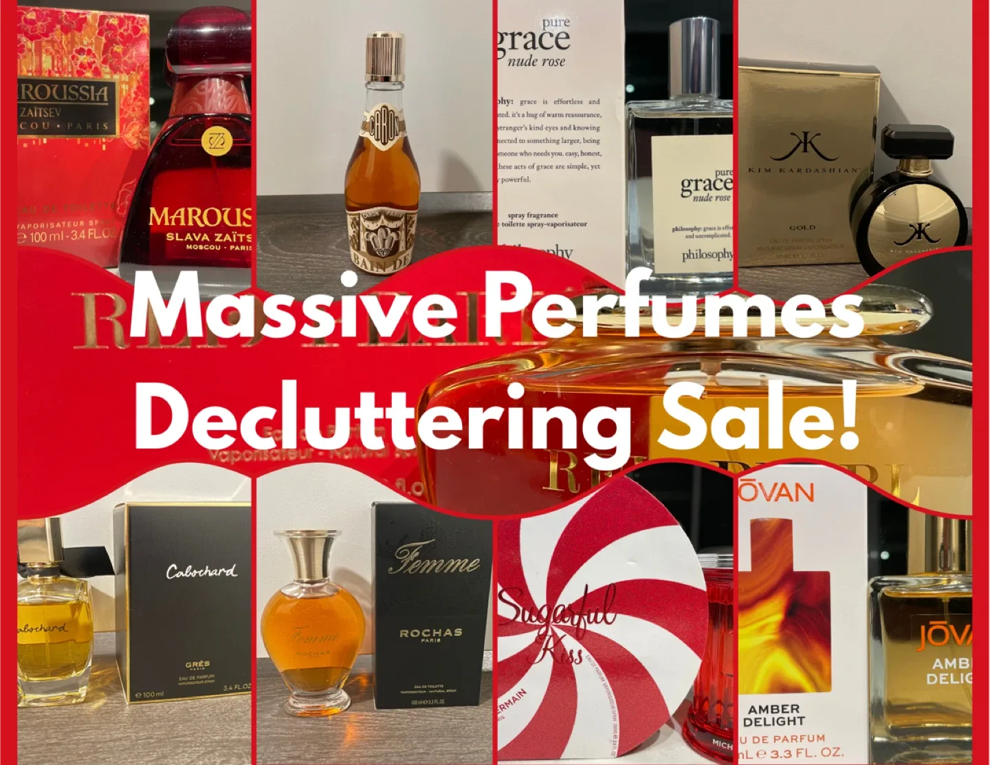 Massive Perfume Decluttering Sale!