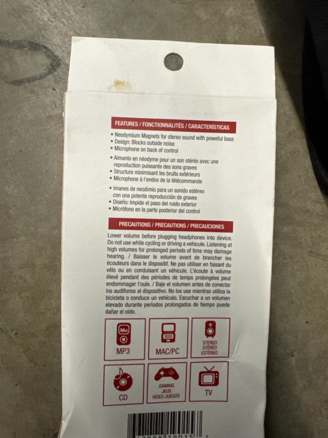 Electra Stereo Earbuds - Red