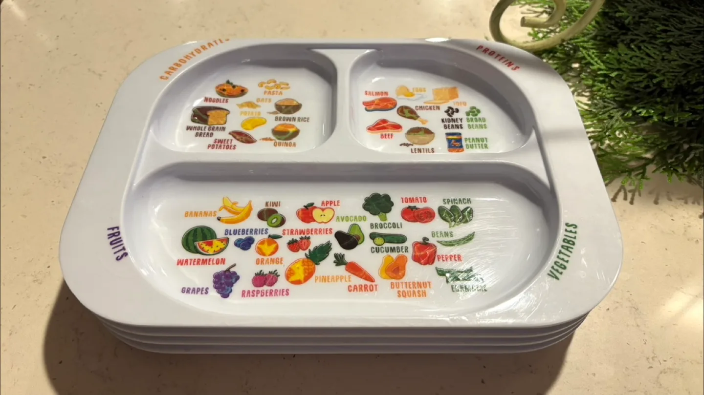 4 You Plate by j&m Divided Plate