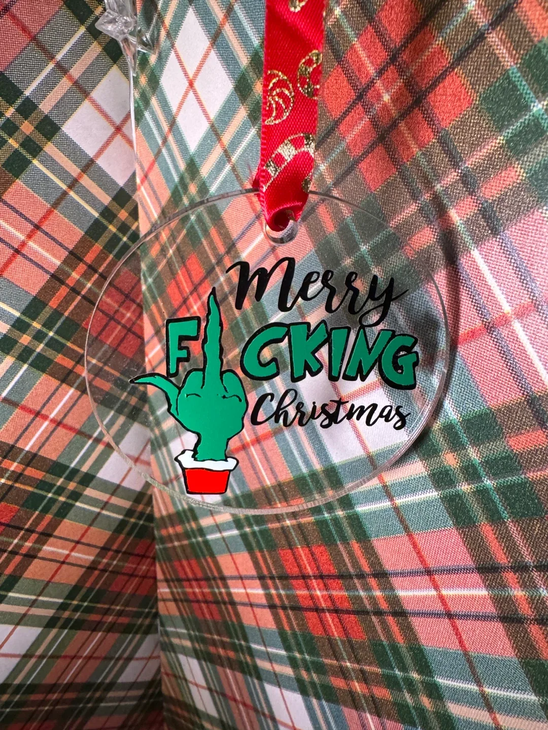 Merry F*cking Christmas Ornament