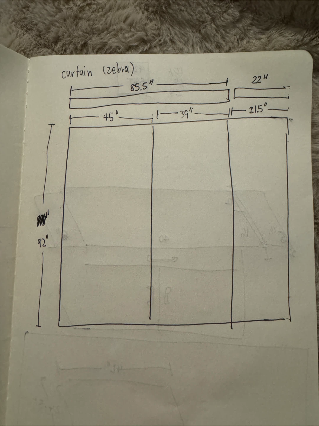 2 pieces Zebra Blinds - Floor to ceiling - photo 4