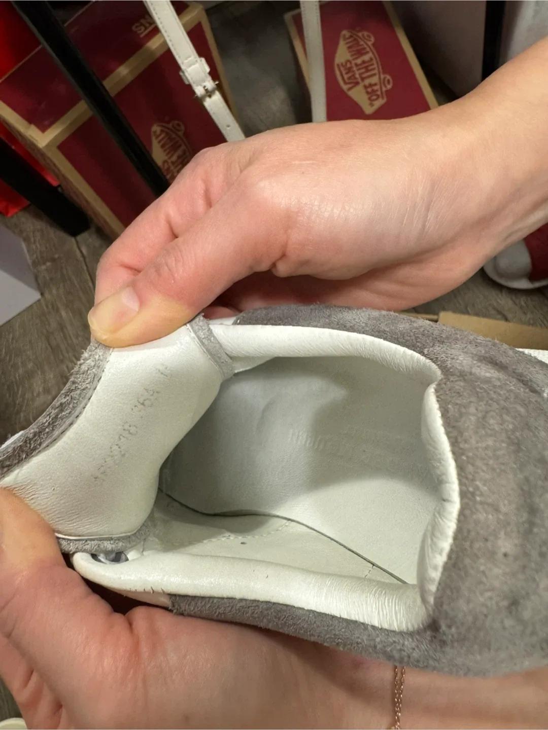 Alexander McQueen White/Grey Sneakers