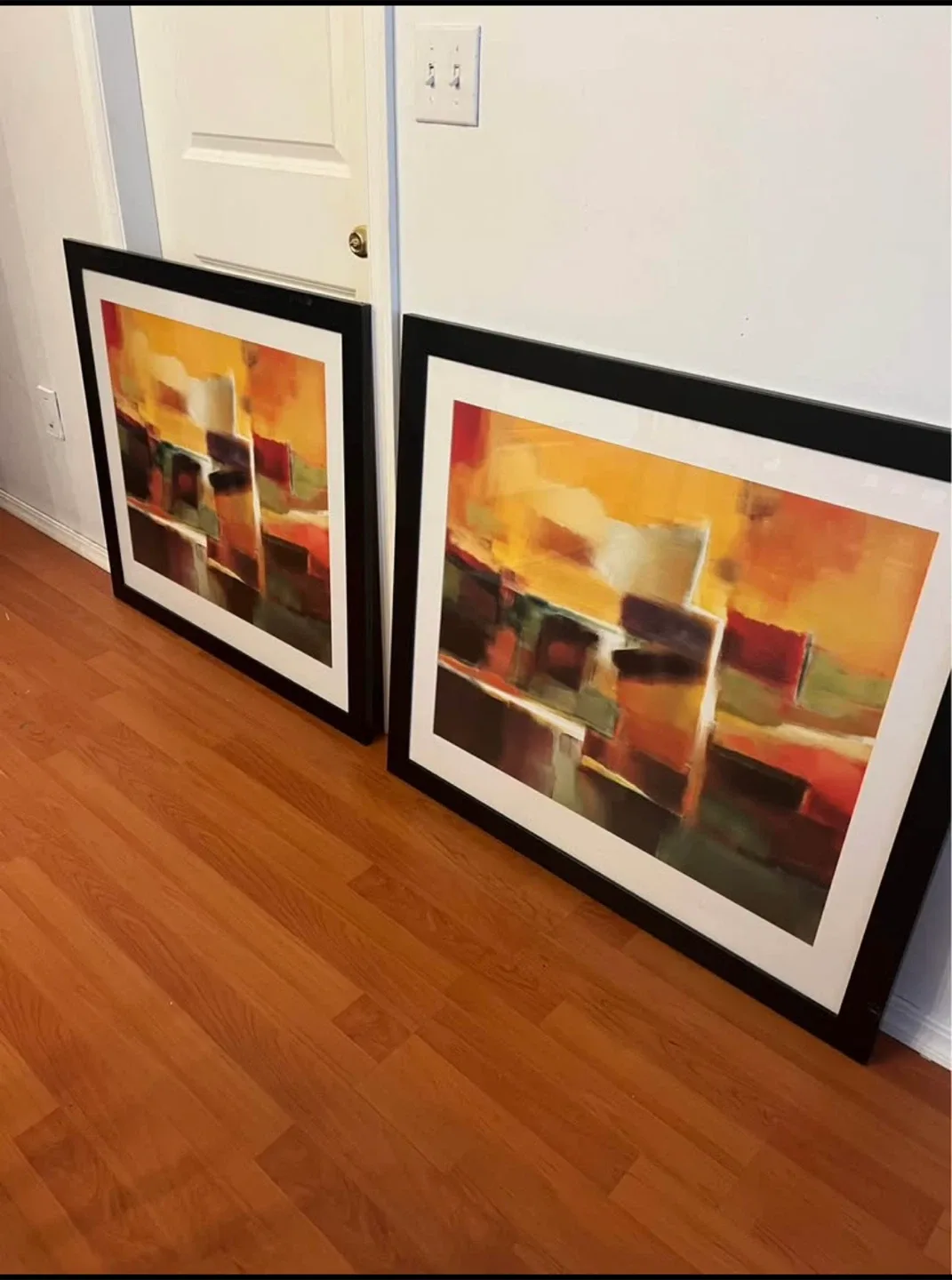 Framed Abstract Wall Art - Set of 2 image indicator(2)