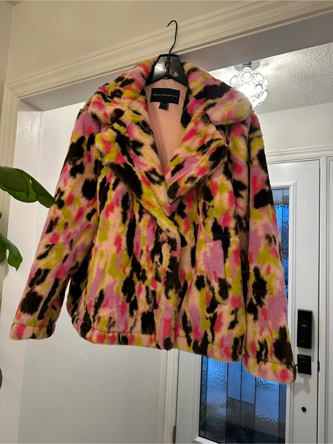French Connection Faux Fur Jacket - Size S - photo 2
