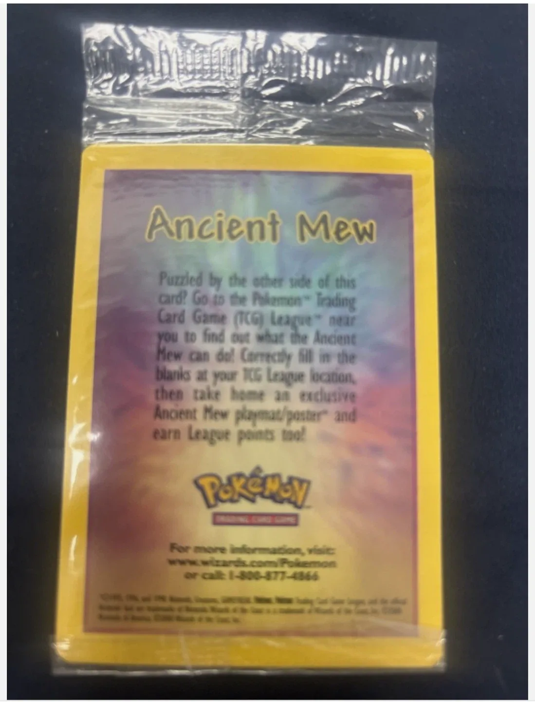 Sealed Ancient Mew Pokémon Card image indicator(5)