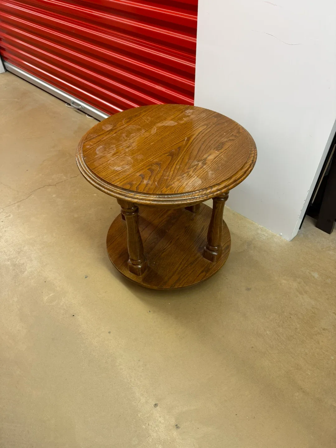 Round Wooden Side Table image indicator(2)