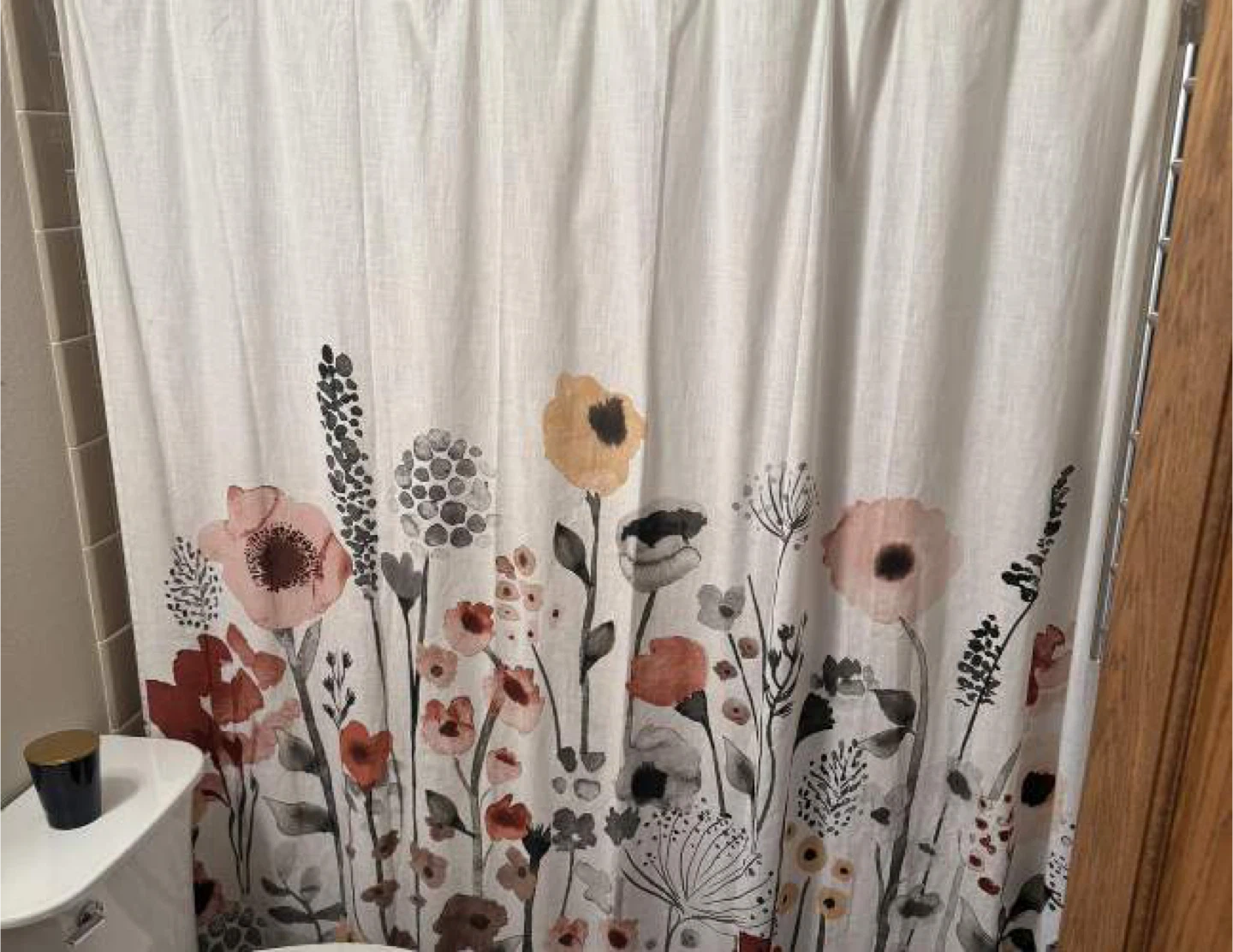 *Brand New* Floral Wave Shower Curtain - photo 4