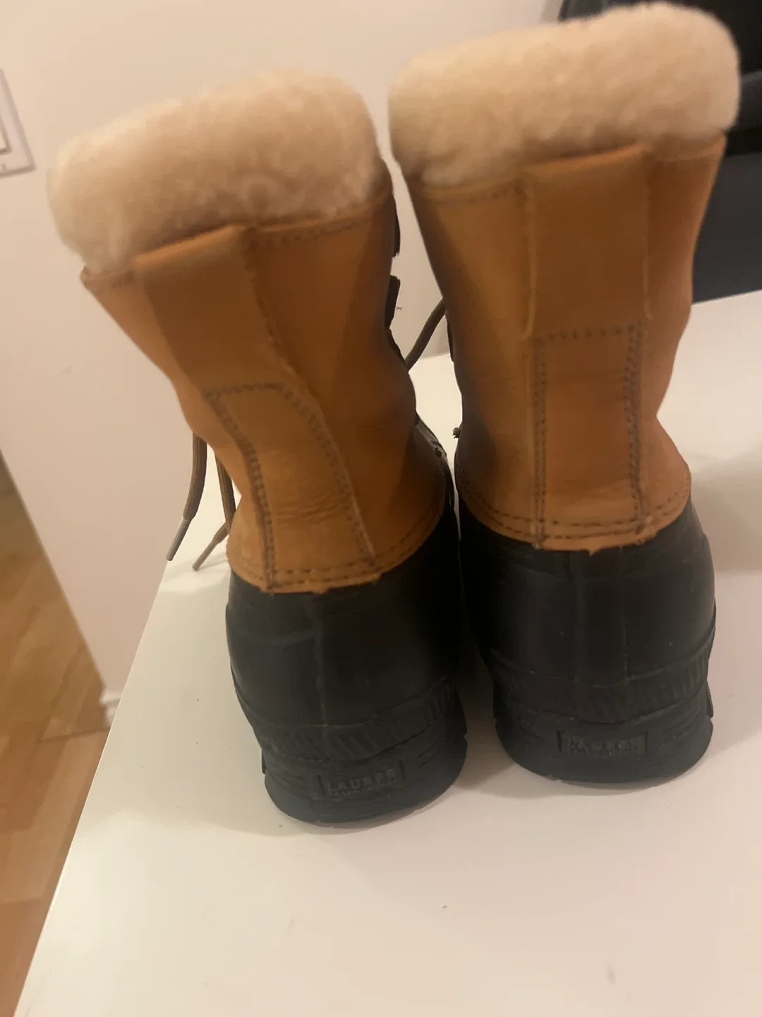 Woman boot Lauren Tan & Black Winter Boots image indicator(5)