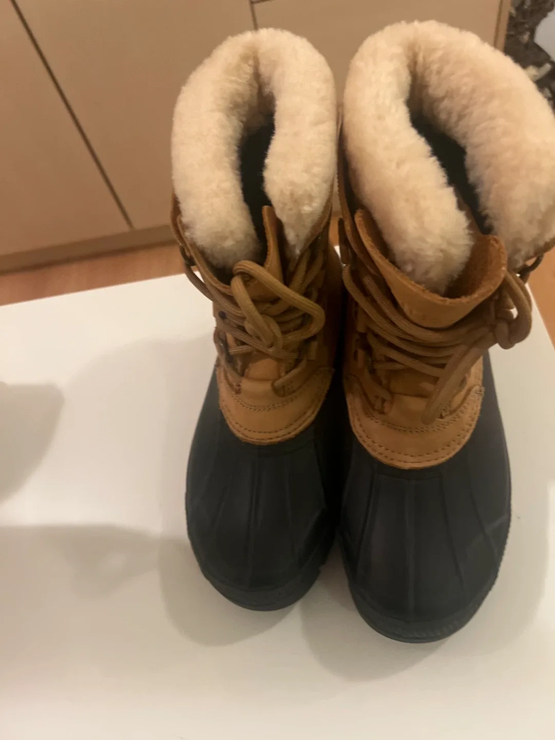 Woman boot Lauren Tan & Black Winter Boots image indicator(4)