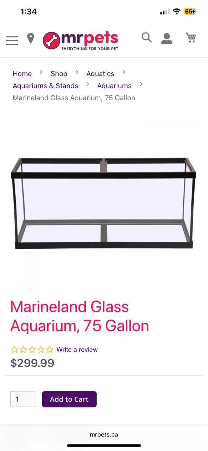 Large 75 Gallon Aquarium/Terrarium with Light image indicator(7)