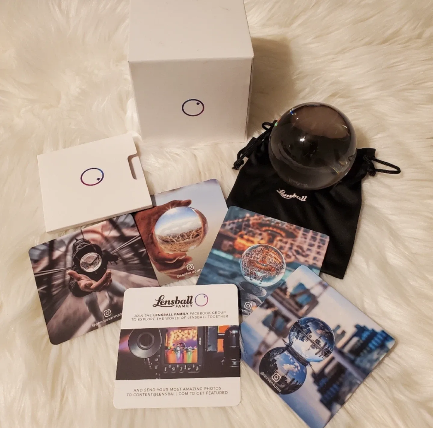 Lensball Photography Crystal Ball with Bag