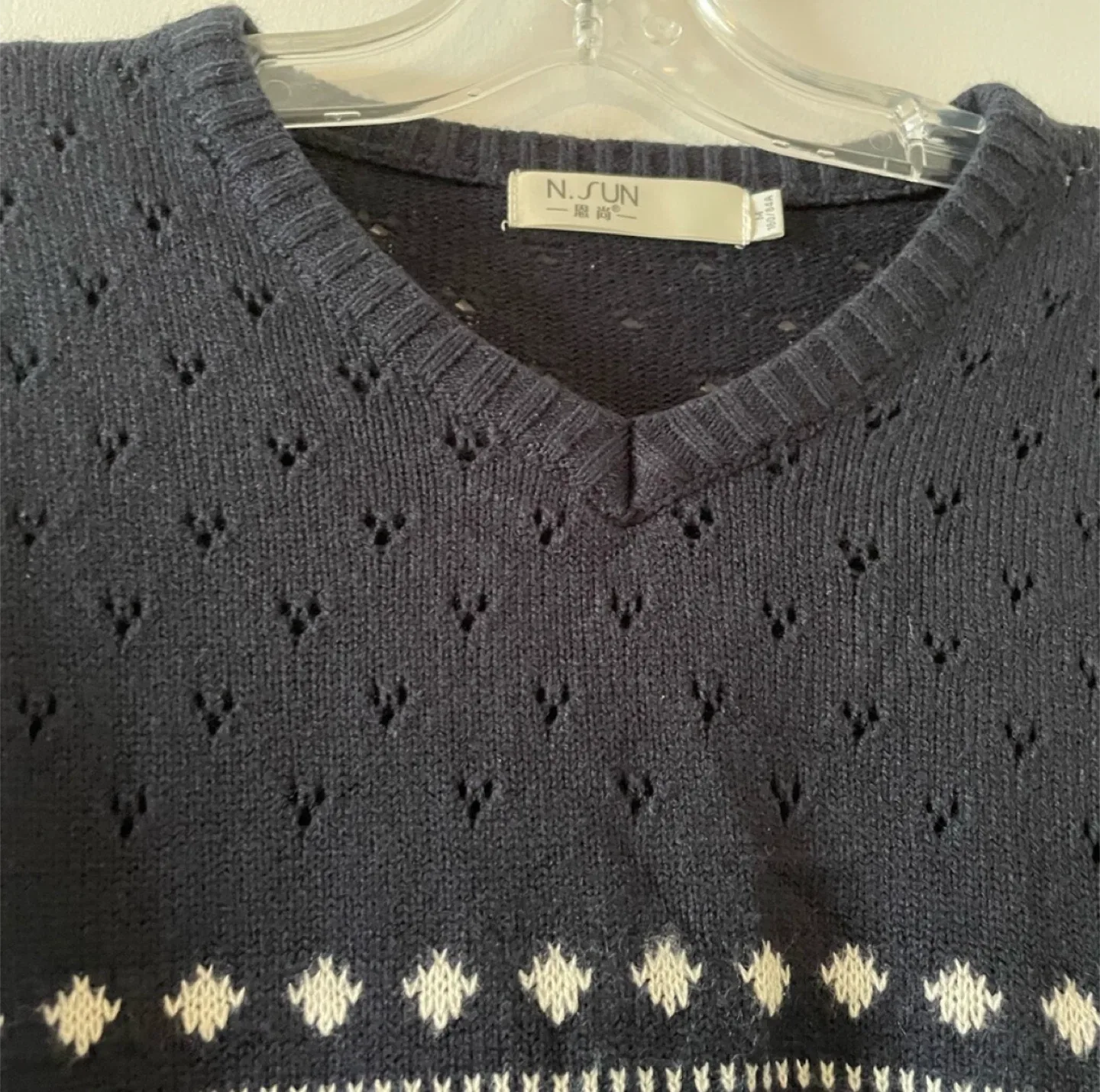 N.SUN Christmas Sweater - Size M Fits Small image indicator(3)