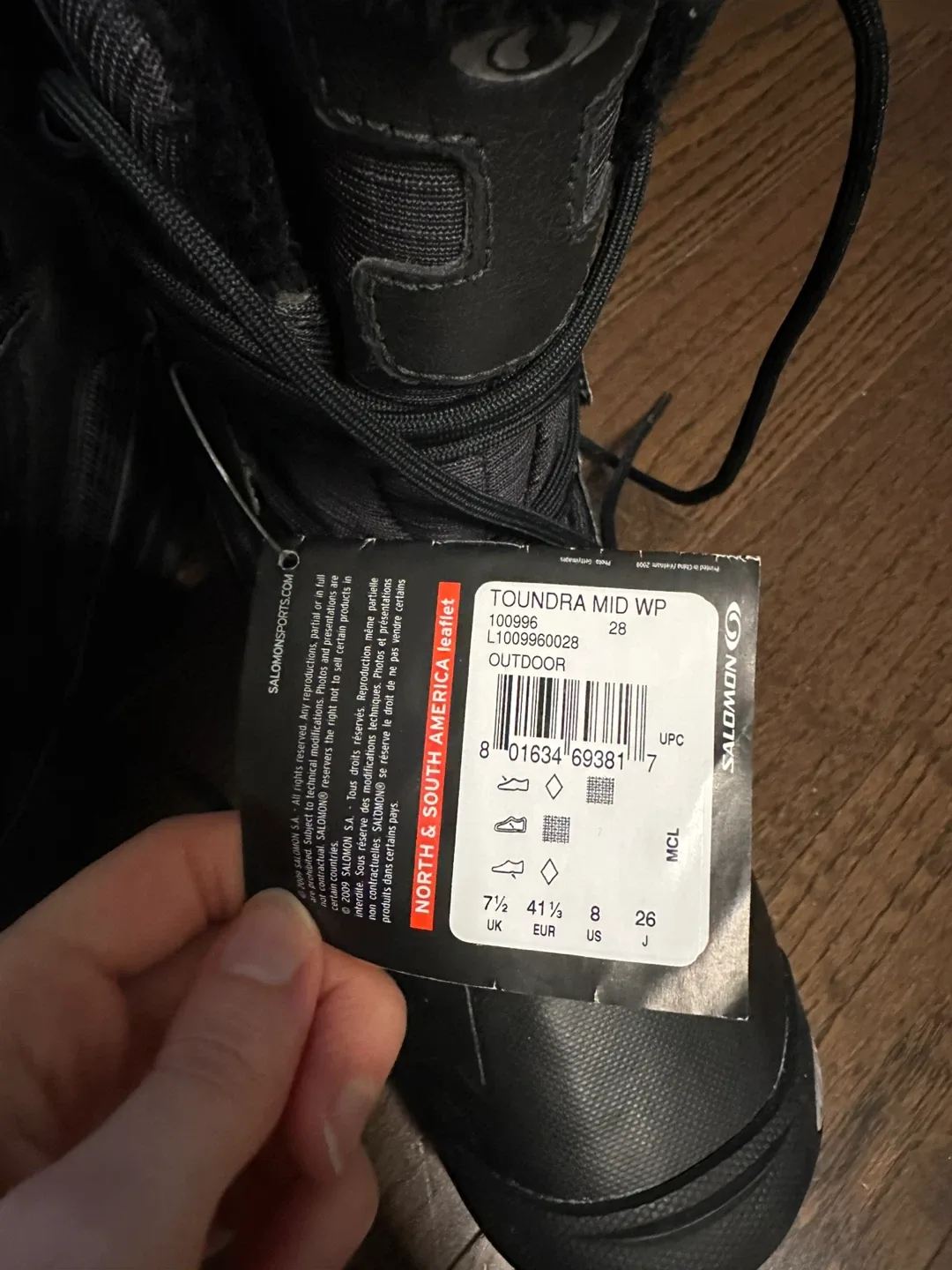 Salomon Toundra Waterproof Winter Boots - Size 8.5 image indicator(7)