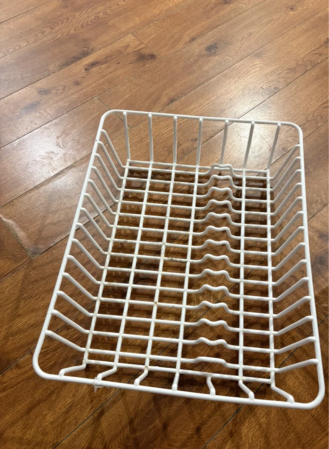 White Wire Dish Drying Rack