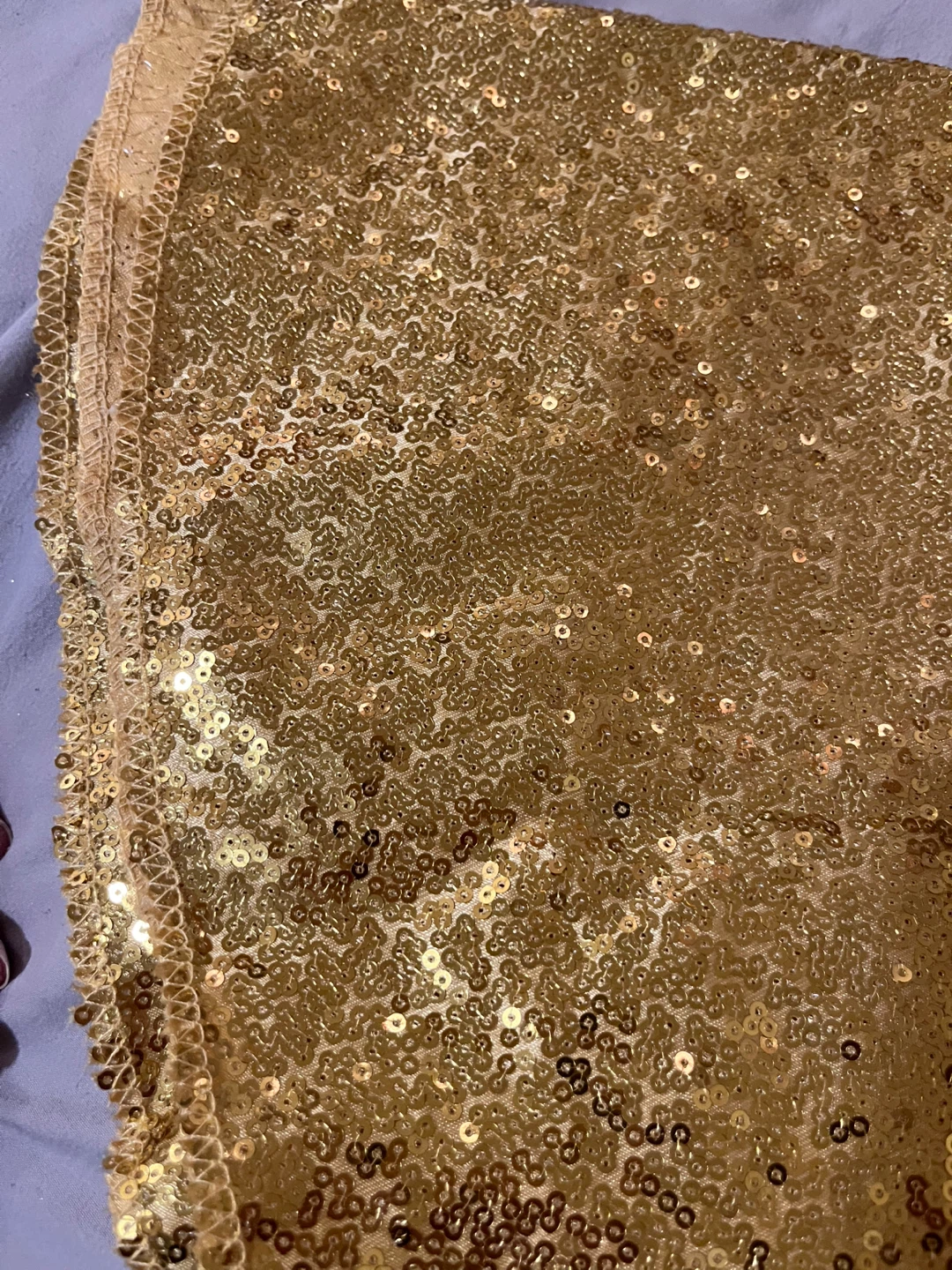 36” Gold Sequin Tree Skirt - photo 3