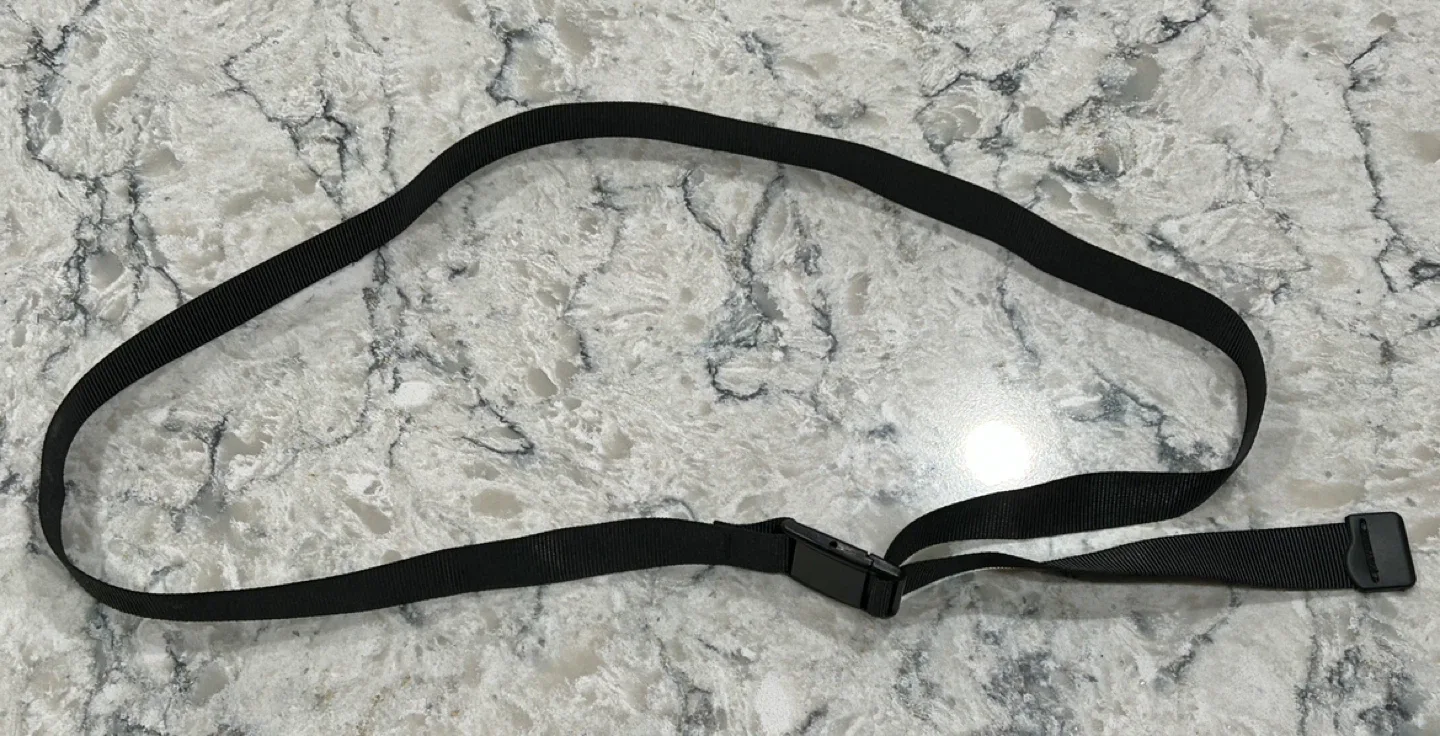 Black Adjustable Nylon Clip Belt ($5 each) image indicator(2)