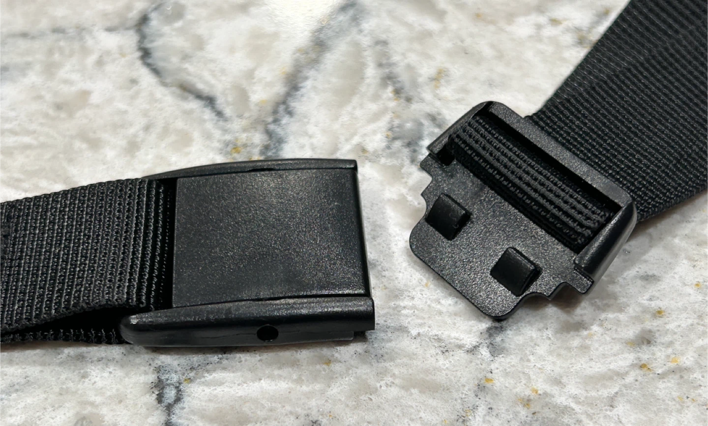 Black Adjustable Nylon Clip Belt ($5 each) - photo 4
