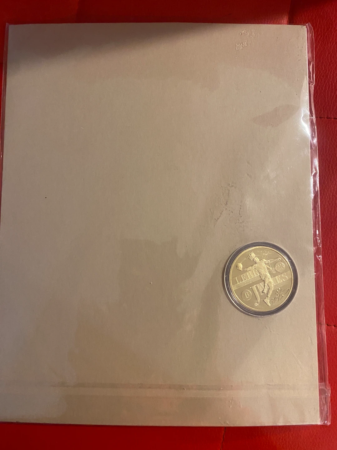 LeBron James commemorative item limited edition 24kt gold coin - photo 4