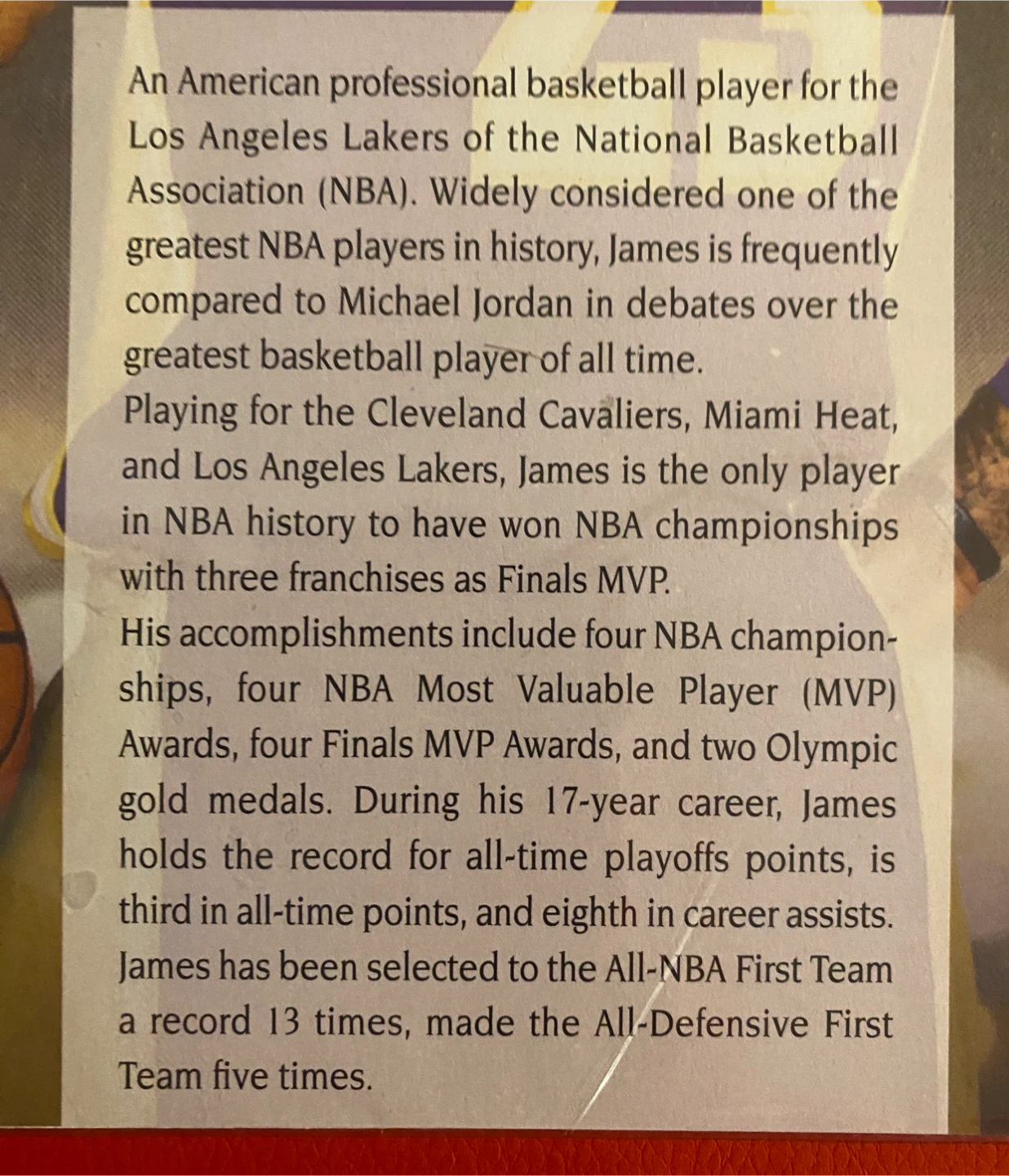 LeBron James commemorative item limited edition 24kt gold coin - photo 5