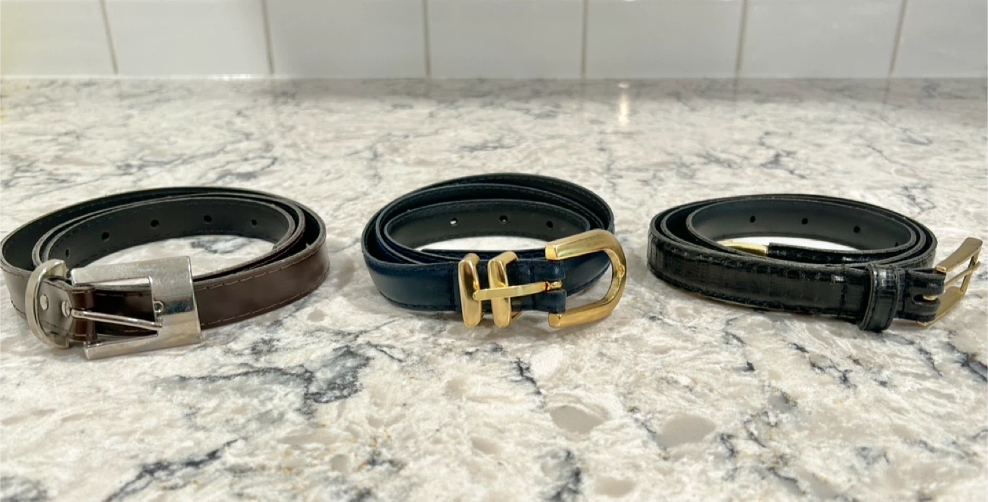 Set of 3 Assorted Women’s Belts ($7 each of all for $15)