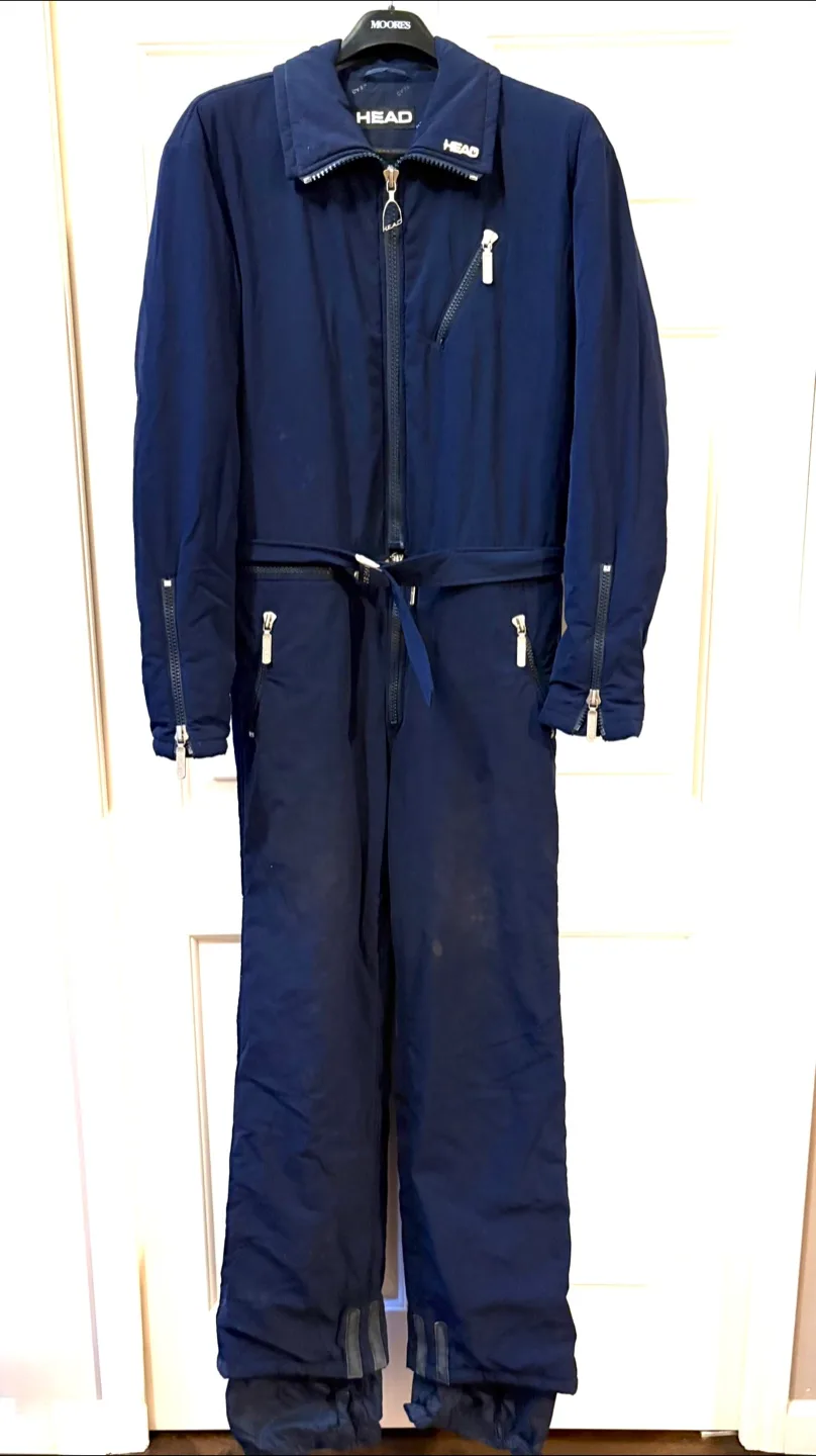 Head Navy Blue Ski Jump Suit - Size S