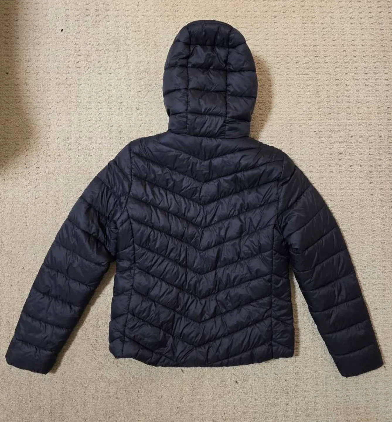 Black Puffer Jacket - size small image indicator(2)