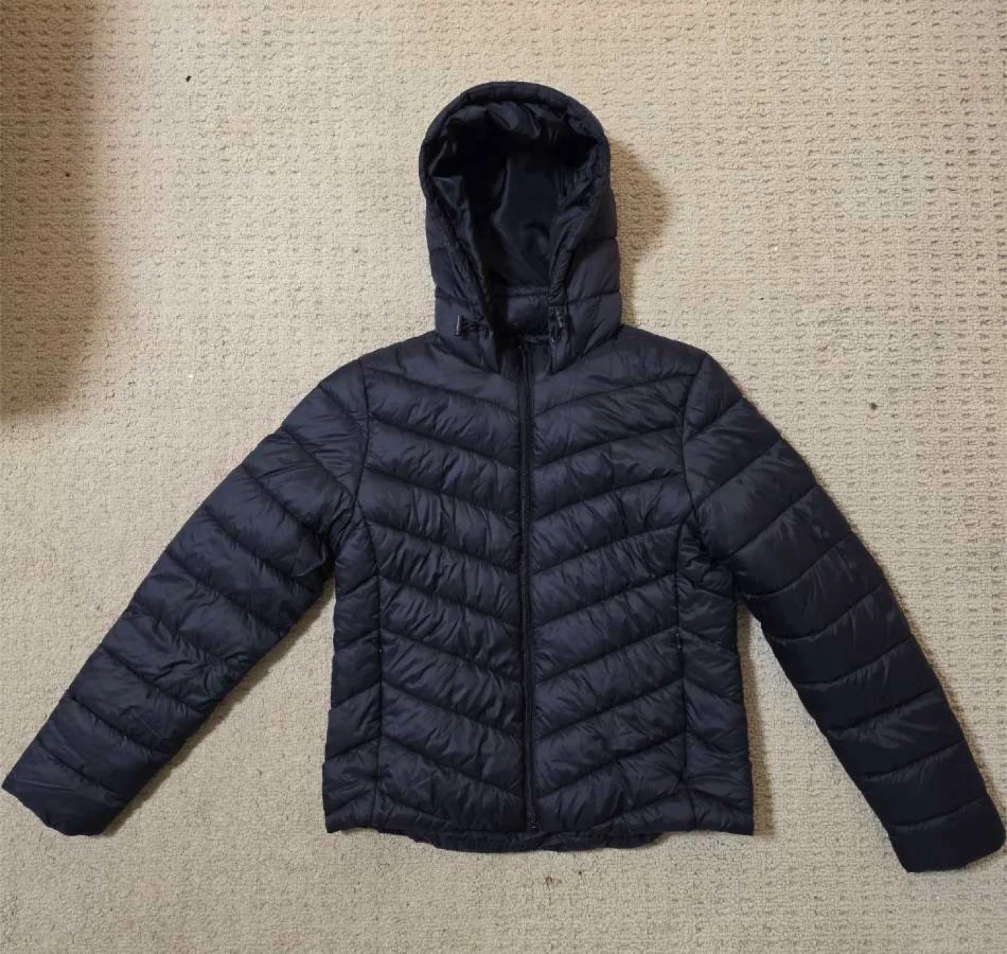 Black Puffer Jacket - size small
