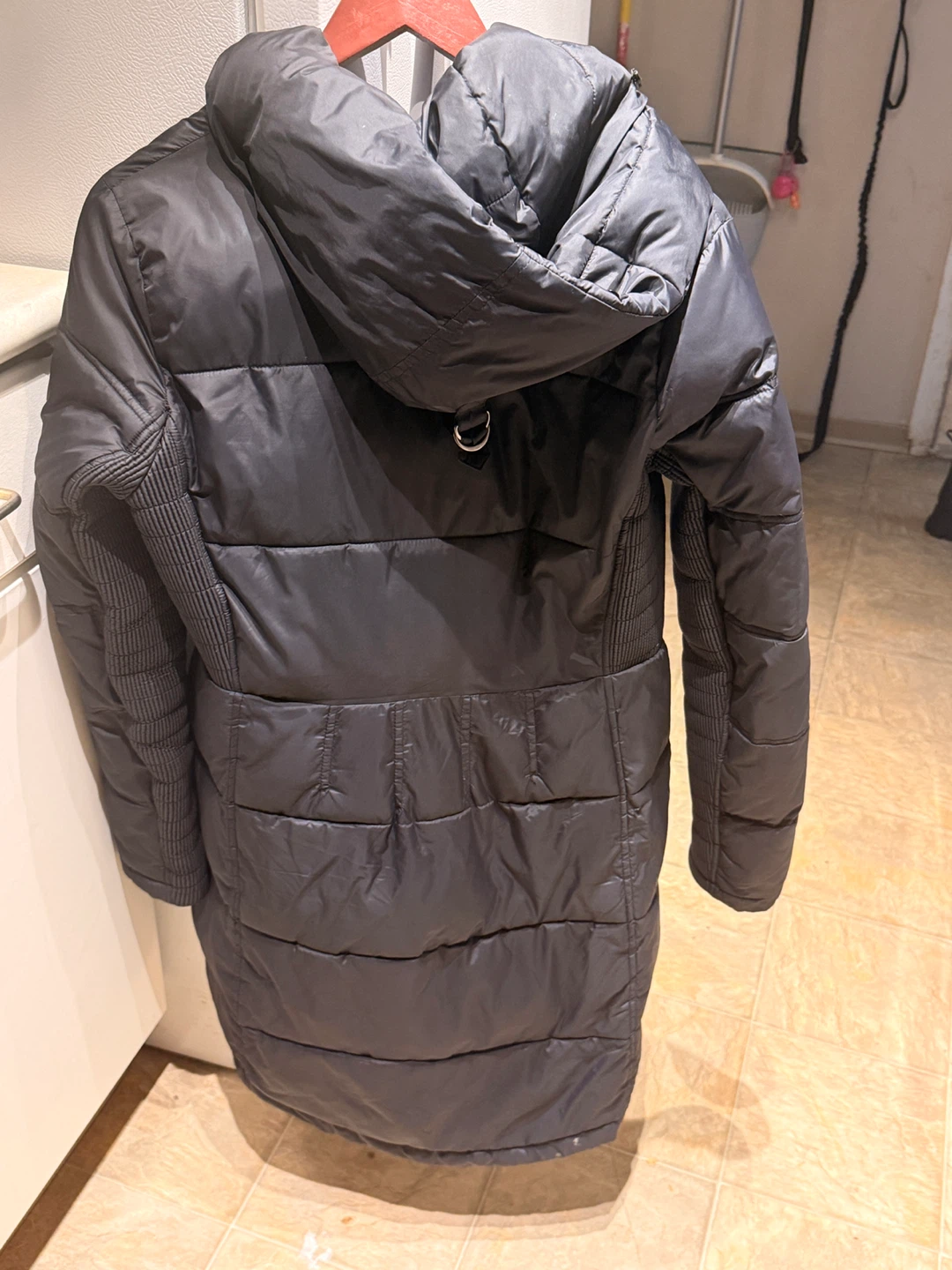 French Connection Black Puffer Coat - Size M - photo 2