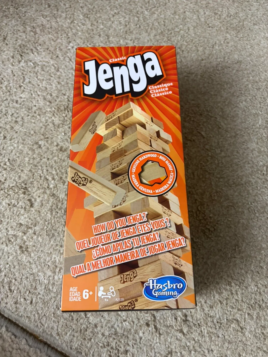 Classic Jenga Game by Hasbro