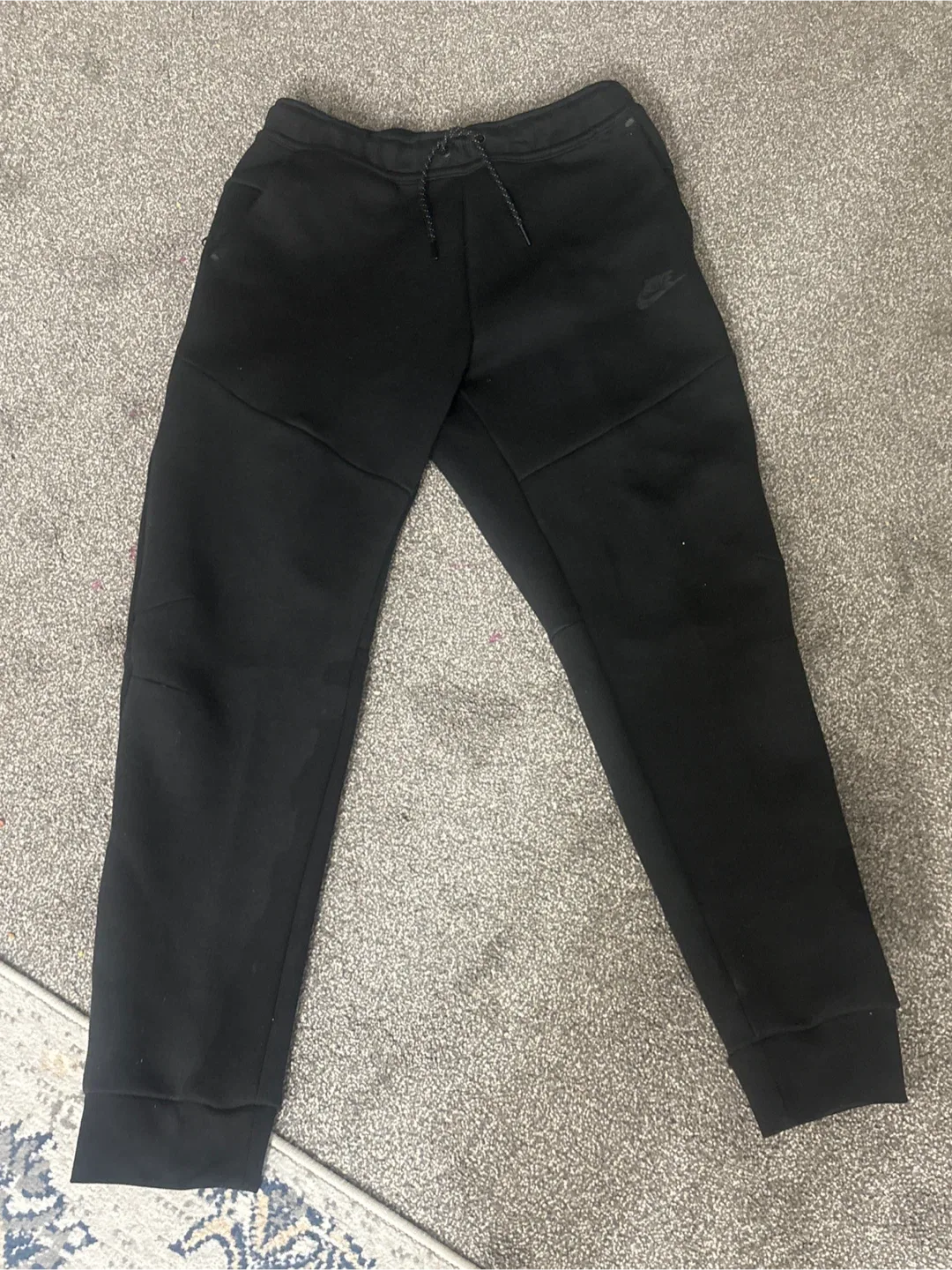 Nike Kids Black Tech Fleece Pants XL