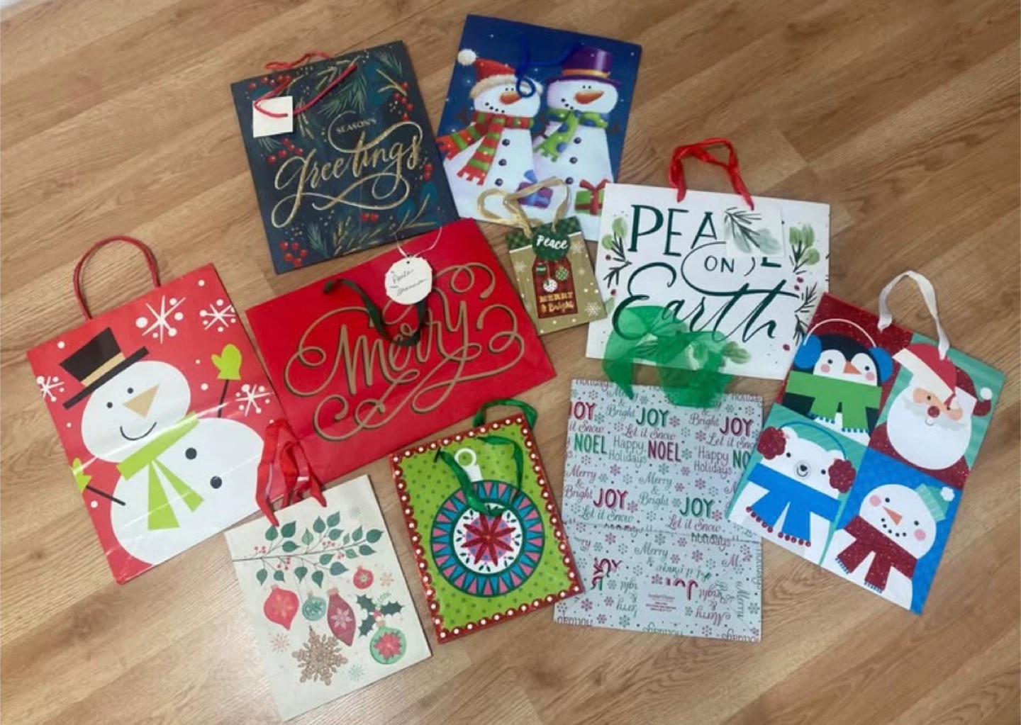 Christmas Holiday Gift Bags