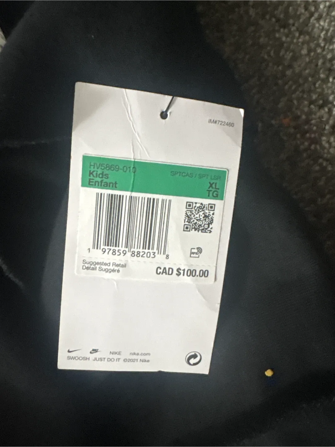 Nike Kids Black Tech Fleece Pants XL image indicator(4)