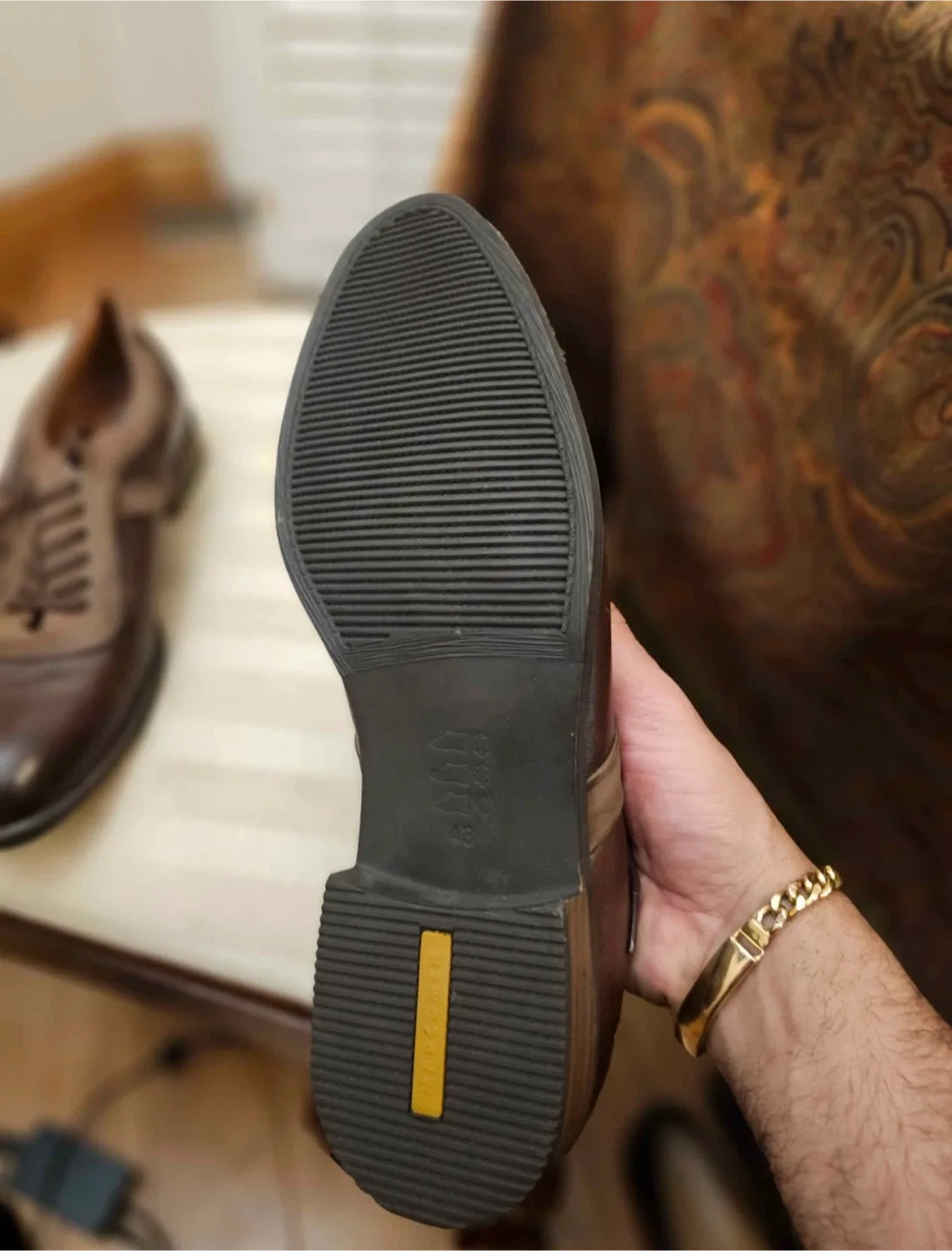 Marcomen Brown Leather Dress Shoes image indicator(3)